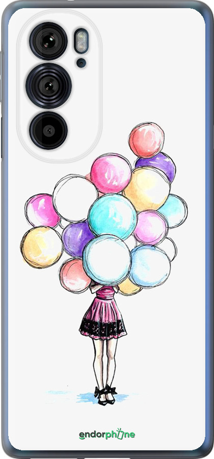 Силиконовый чехол Шарики для Motorola Edge 30 Pro - 4387u-2826 изображение 