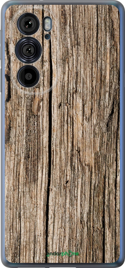 Силиконовый чехол Текстура дерева для Motorola Edge 30 Pro - 4476u-2826 изображение 