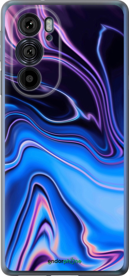 Силиконовый чехол Узор воды для Motorola Edge 30 Pro - 4491u-2826 изображение 