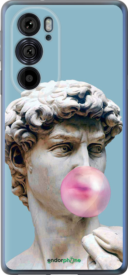 Силиконовый чехол Микеланджело для Motorola Edge 30 Pro - 4500u-2826 изображение 