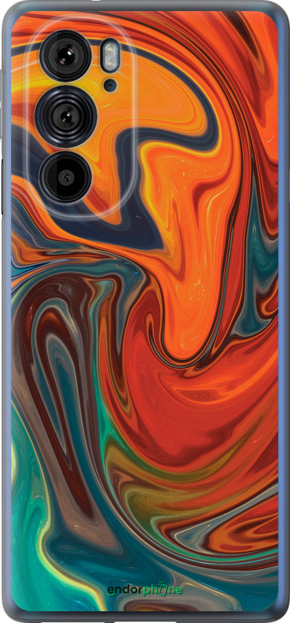 Силиконовый чехол Абстрактный фон для Motorola Edge 30 Pro - 4547u-2826 изображение 