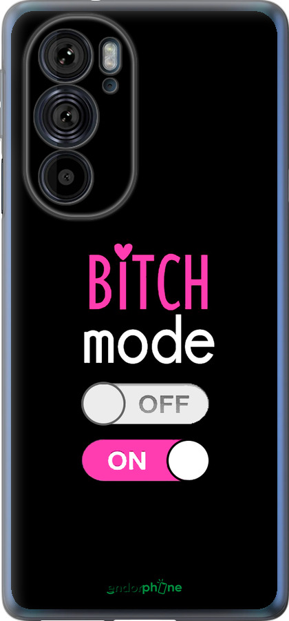 Силиконовый чехол Bitch mode для Motorola Edge 30 Pro - 4548u-2826 изображение 