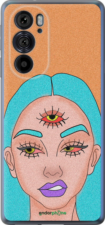 Силіконовий чехол Дівчина малюнок для Motorola Edge 30 Pro - 4576u-2826 изображение 