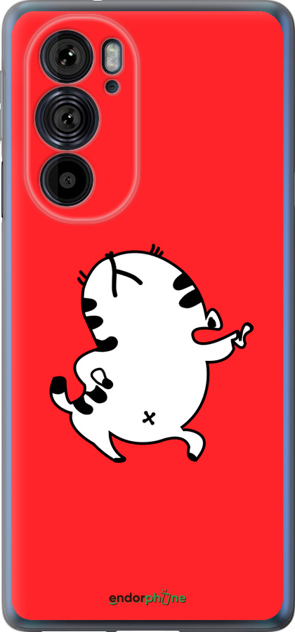 Силіконовий чехол Кошеня для Motorola Edge 30 Pro - 4577u-2826 изображение 