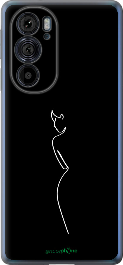 Силіконовий чехол Силует1 для Motorola Edge 30 Pro - 4590u-2826 изображение 