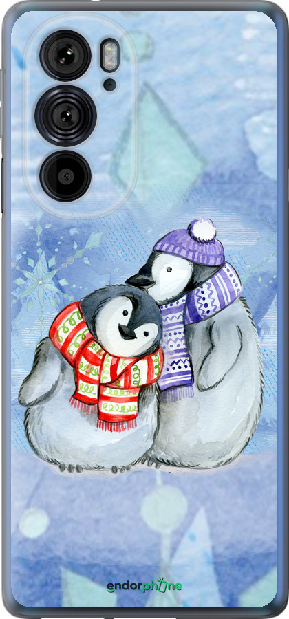 Силиконовый чехол Новогодний 5 для Motorola Edge 30 Pro - 4618u-2826 изображение 