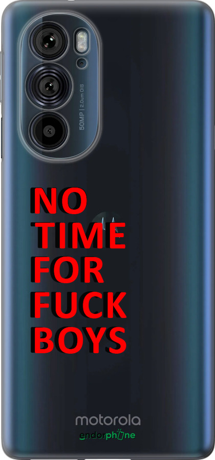 Силіконовий чехол Немає часу для Motorola Edge 30 Pro - 4635u-2826 изображение 