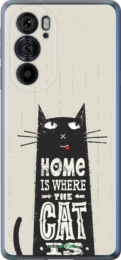 Силиконовый чехол Кот для Motorola Edge 30 Pro - 4671u-2826 изображение 