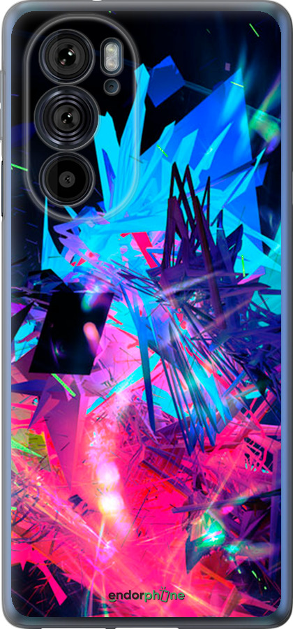 Силиконовый чехол Абстрактный чехол для Motorola Edge 30 Pro - 4681u-2826 изображение 