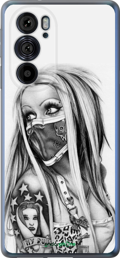 Силиконовый чехол Biohazard  8 для Motorola Edge 30 Pro - 4824u-2826 изображение 