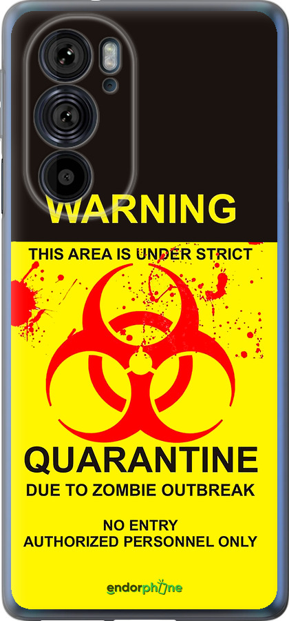 Силіконовий чехол Biohazard 9 для Motorola Edge 30 Pro - 4825u-2826 изображение 