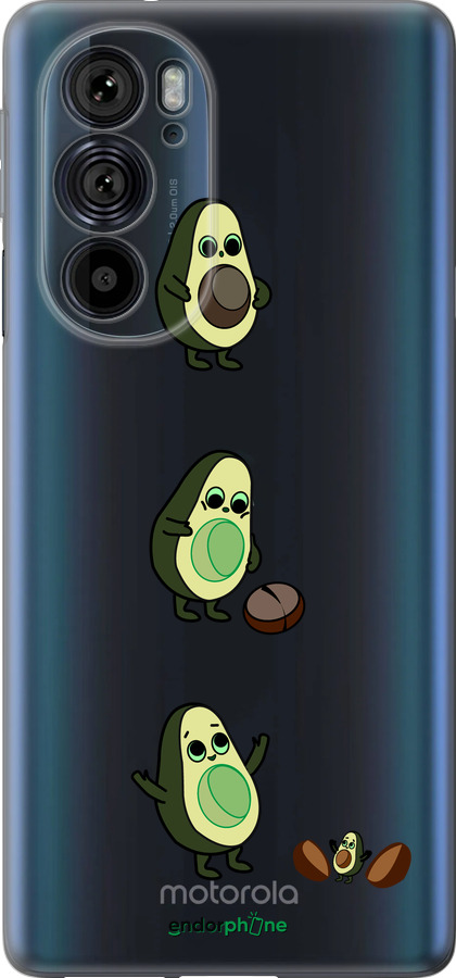 Силиконовый чехол Авокадо 1 для Motorola Edge 30 Pro - 4857u-2826 изображение 
