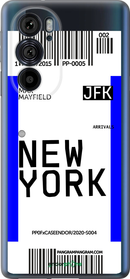 Силиконовый чехол New York для Motorola Edge 30 Pro - 4861u-2826 изображение 