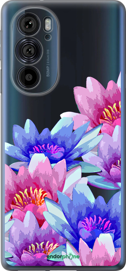 Силиконовый чехол Лотос для Motorola Edge 30 Pro - 4862u-2826 изображение 
