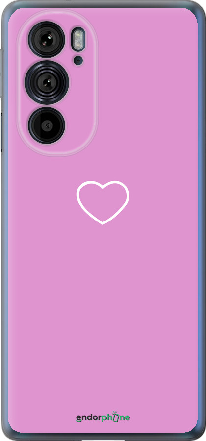 Силиконовый чехол Сердце 2 для Motorola Edge 30 Pro - 4863u-2826 изображение 
