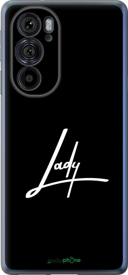 Силиконовый чехол Lady 2 для Motorola Edge 30 Pro - 4867u-2826 изображение 