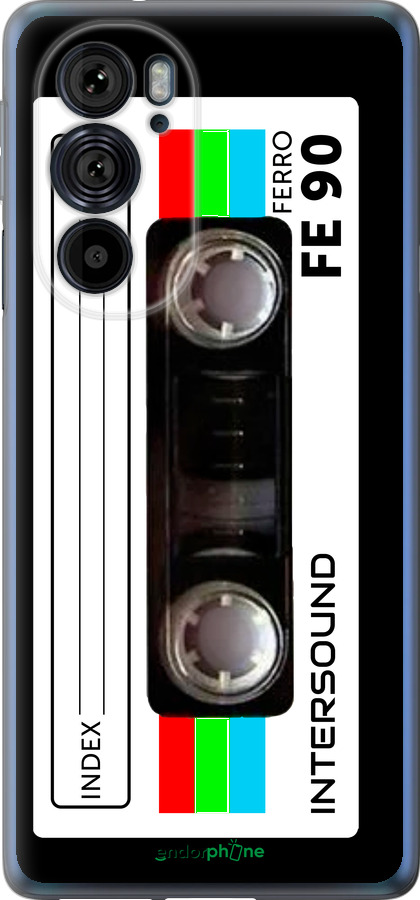 Силиконовый чехол Кассета с90 для Motorola Edge 30 Pro - 4894u-2826 изображение 