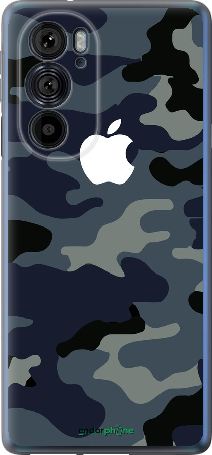 Силиконовый чехол Камуфляж 1 для Motorola Edge 30 Pro - 4897u-2826 изображение 