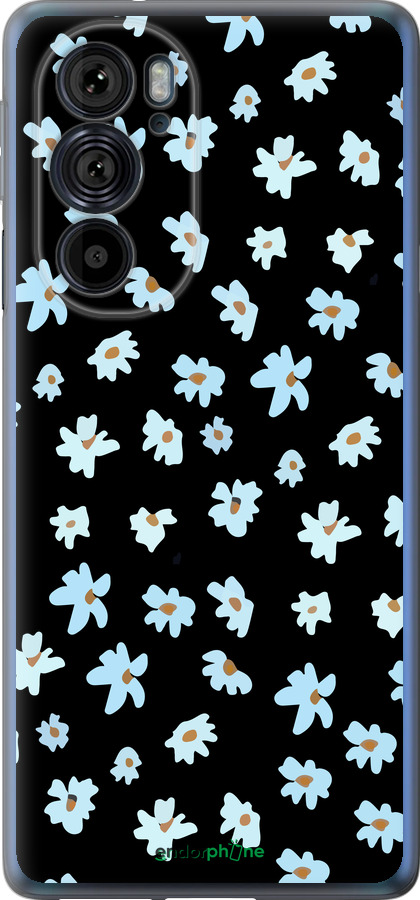 Силиконовый чехол Цветочный для Motorola Edge 30 Pro - 4900u-2826 изображение 