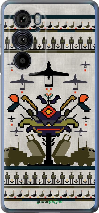 Силиконовый чехол Вышиванка UA для Motorola Edge 30 Pro - 5446u-2826 изображение 