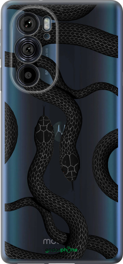 Силіконовий чехол Змії для Motorola Edge 30 Pro - 5473u-2826 изображение 
