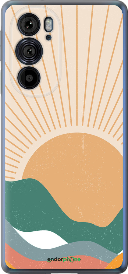 Силиконовый чехол Горы и солнце v2 для Motorola Edge 30 Pro - 5488u-2826 изображение 
