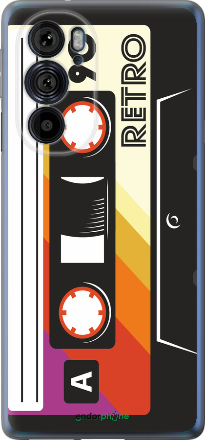 Силиконовый чехол Кассета с90 v4 для Motorola Edge 30 Pro - 5532u-2826 изображение 