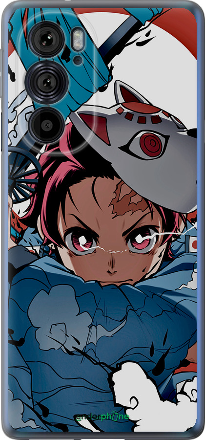 Силиконовый чехол Танджиро Камадо для Motorola Edge 30 Pro - 5574u-2826 изображение 