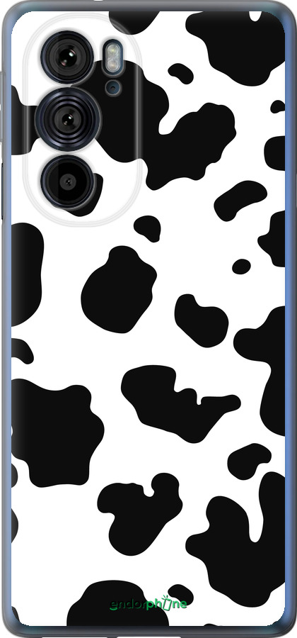 Силиконовый чехол Шкура коровы для Motorola Edge 30 Pro - 5576u-2826 изображение 