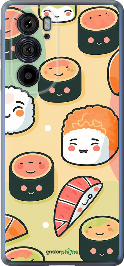 Силіконовий чехол Суші патерн для Motorola Edge 30 Pro - 5583u-2826 изображение 
