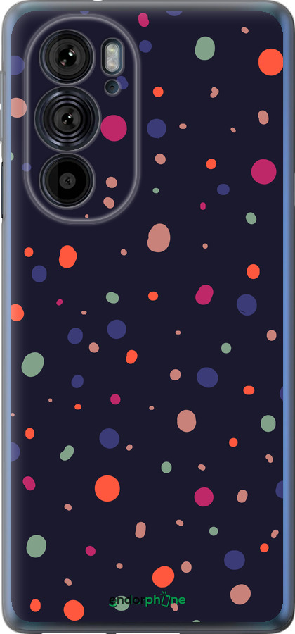 Силиконовый чехол Горошек v2 для Motorola Edge 30 Pro - 5599u-2826 изображение 
