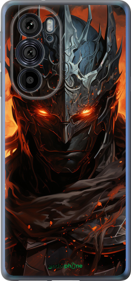 Силиконовый чехол Темный рыцарь для Motorola Edge 30 Pro - 5650u-2826 изображение 