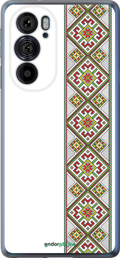 Силиконовый чехол Вышиванка 8 для Motorola Edge 30 Pro - 574u-2826 изображение 