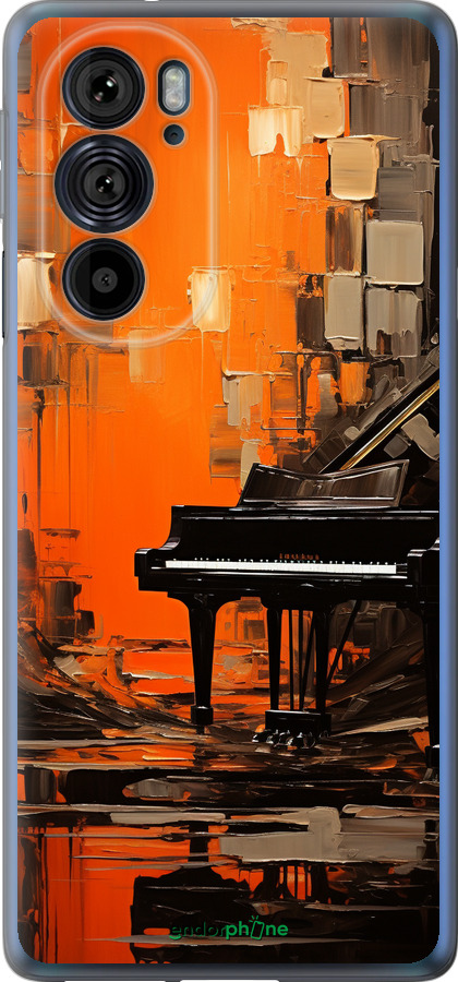 Силиконовый чехол Чехол для телефона Оранжевый Рояль для Motorola Edge 30 Pro - 5937u-2826 изображение 