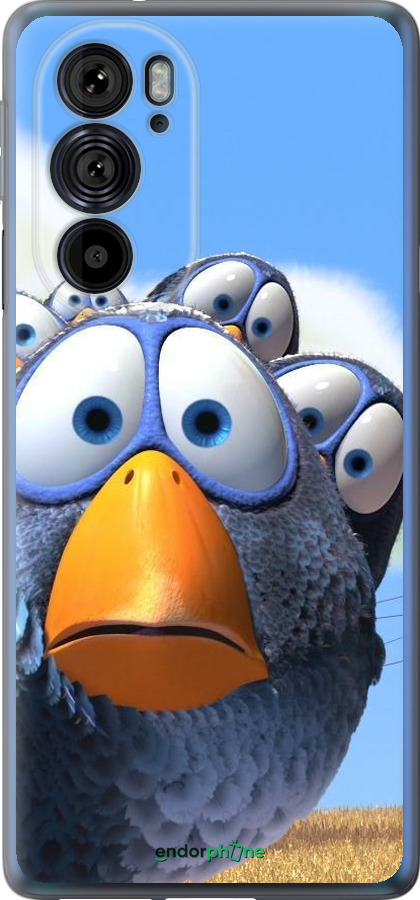 Силиконовый чехол Angry Birds для Motorola Edge 30 Pro - 6008u-2826 изображение 