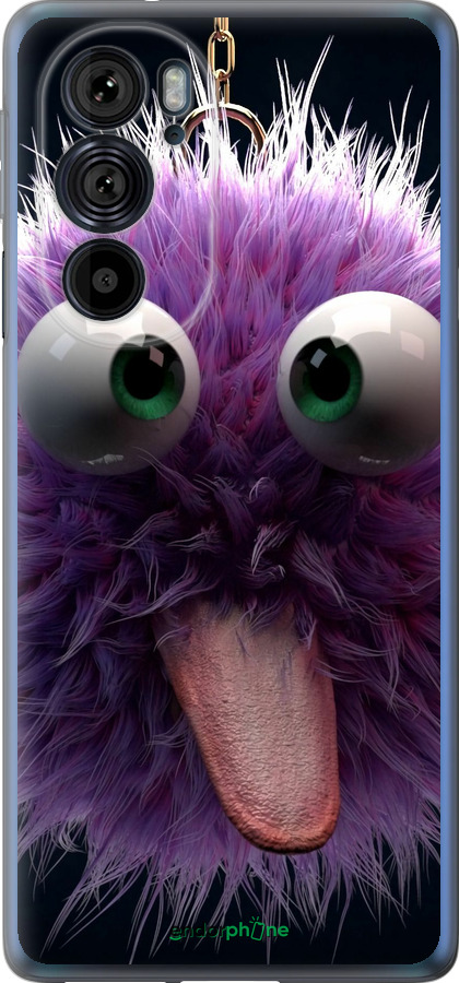 Силіконовий чехол Пухнастик для Motorola Edge 30 Pro - 6017u-2826 изображение 