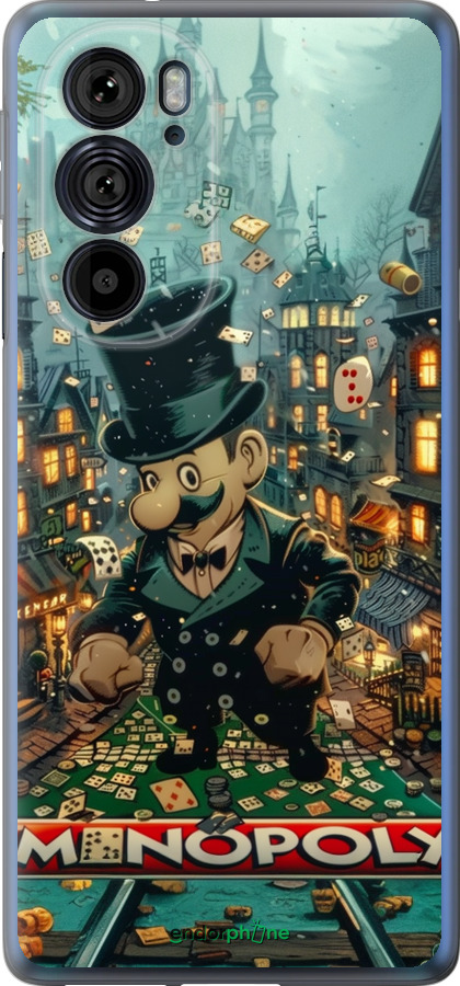 Силиконовый чехол Сказочный Monopoly для Motorola Edge 30 Pro - 6086u-2826 изображение 
