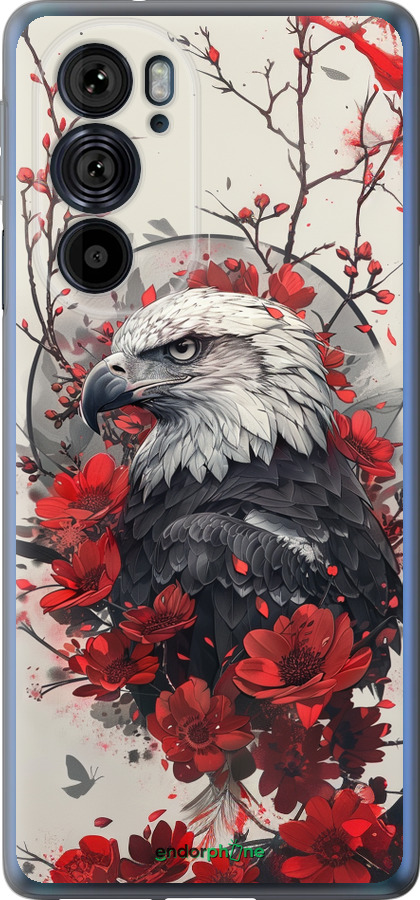 Силиконовый чехол Рубиновый орел для Motorola Edge 30 Pro - 6103u-2826 изображение 