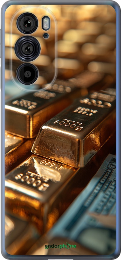 Силиконовый чехол Сияние золота для Motorola Edge 30 Pro - 6104u-2826 изображение 
