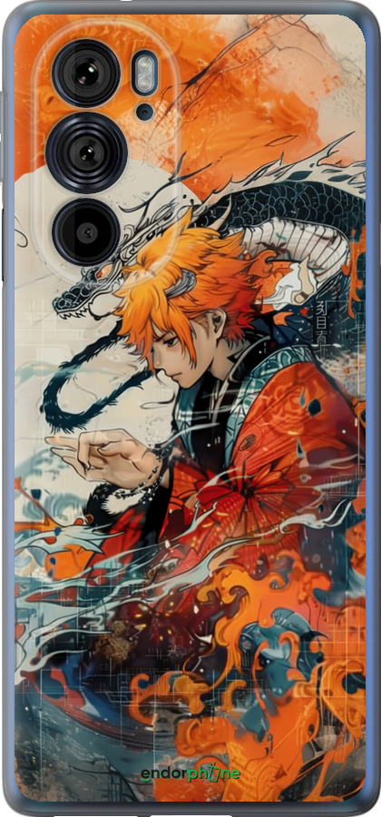 Силиконовый чехол Зеницу Агацума для Motorola Edge 30 Pro - 6114u-2826 изображение 