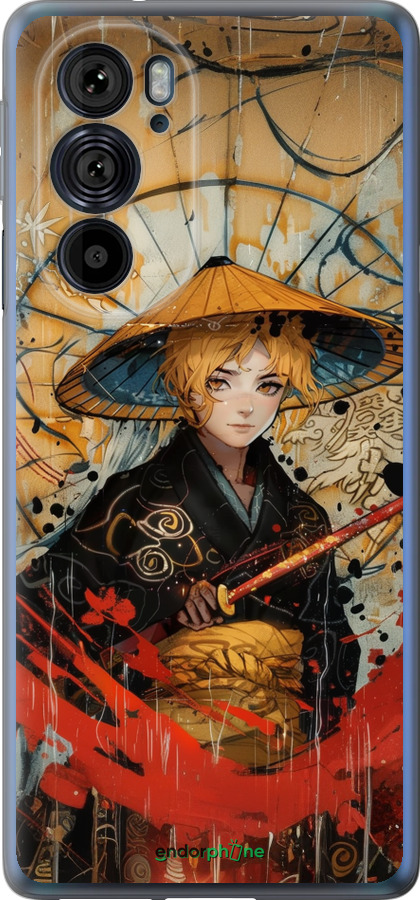 Силиконовый чехол Самурайская отвага для Motorola Edge 30 Pro - 6115u-2826 изображение 