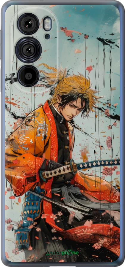 Силиконовый чехол Agatsuma Zenitsu: Убийца демонов для Motorola Edge 30 Pro - 6118u-2826 изображение 