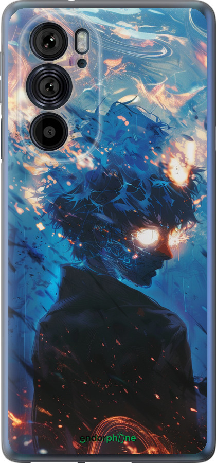 Силиконовый чехол Сатору Годжо для Motorola Edge 30 Pro - 6129u-2826 изображение 