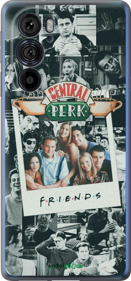 Силиконовый чехол Друзья для Motorola Edge 30 Pro - 6276u-2826 изображение 