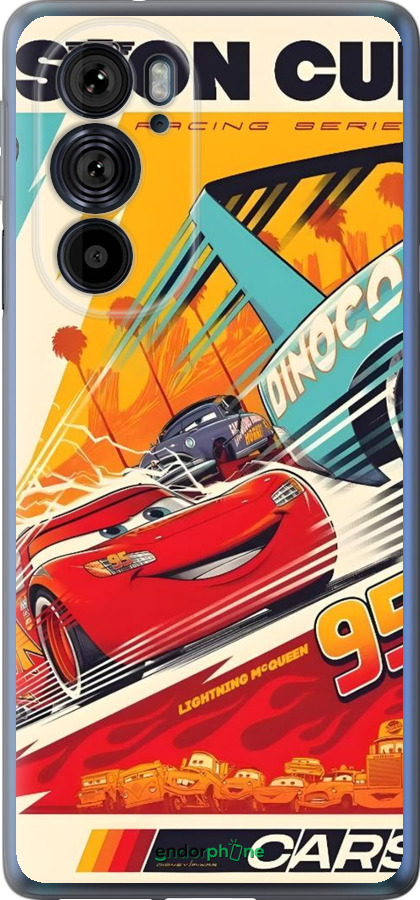 Силиконовый чехол Тачки для Motorola Edge 30 Pro - 6288u-2826 изображение 