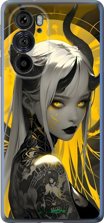 Силиконовый чехол Аниме демон 2 для Motorola Edge 30 Pro - 6309u-2826 изображение 