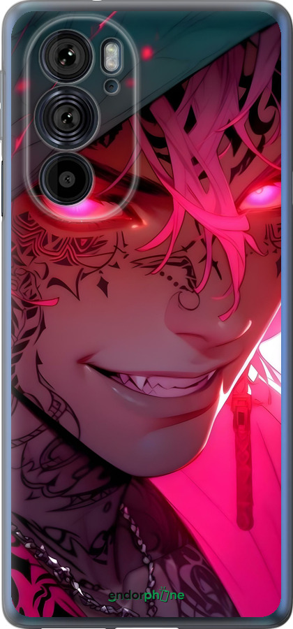 Силиконовый чехол Аниме демон 3 для Motorola Edge 30 Pro - 6313u-2826 изображение 