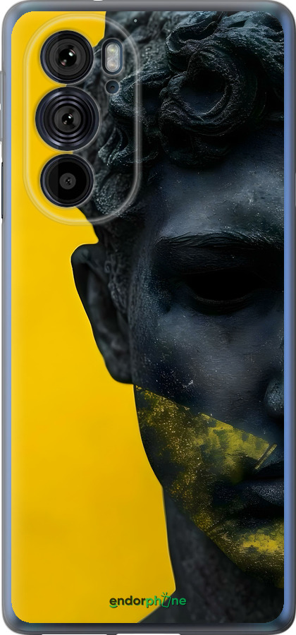 Силиконовый чехол Статуя арт для Motorola Edge 30 Pro - 6330u-2826 изображение 