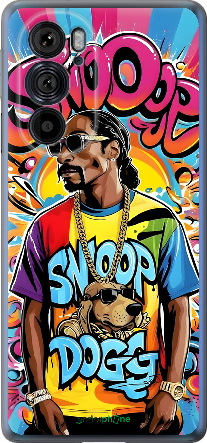 Силиконовый чехол Снуп дог для Motorola Edge 30 Pro - 6348u-2826 изображение 
