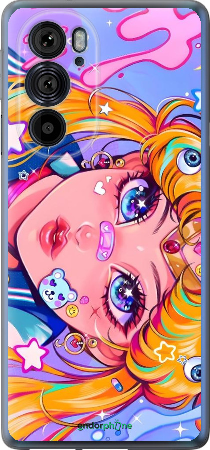 Силиконовый чехол Сейлор Мун 4 для Motorola Edge 30 Pro - 6353u-2826 изображение 